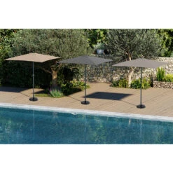 Parasol Rectangulaire Beige 2x3m Aluminium Et Polyester Avec Manivelle - Parasol Droit - Mobilier De Jardin -VIDAXL || SuperFish || Konstsmide Soldes Boutique 649094403b2be6.48088349