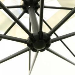 Parasol Déporté 3x3m Et 4 Dalles à Remplir Aluminium Blanc -VIDAXL || SuperFish || Konstsmide Soldes Boutique 649284232a2518.02552582