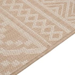 VIDAXL Tapis à Tissage Plat D'extérieur 160x230 Cm Rayures Brunes -VIDAXL || SuperFish || Konstsmide Soldes Boutique 6494a15c8f38f4.22885294