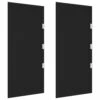 VIDAXL Panneaux Latéraux Pour Auvent De Porte 2 Pcs Noir Verre Trempé -VIDAXL || SuperFish || Konstsmide Soldes Boutique 6494a15da5f951.58230519