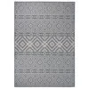 VIDAXL Tapis à Tissage Plat D'extérieur 140x200 Cm Rayures Bleues -VIDAXL || SuperFish || Konstsmide Soldes Boutique 6494a161c78cd3.89864110