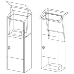 Perel Boîte Aux Colis Helsinki Gris Foncé -VIDAXL || SuperFish || Konstsmide Soldes Boutique 6494a1664e7252.74740237