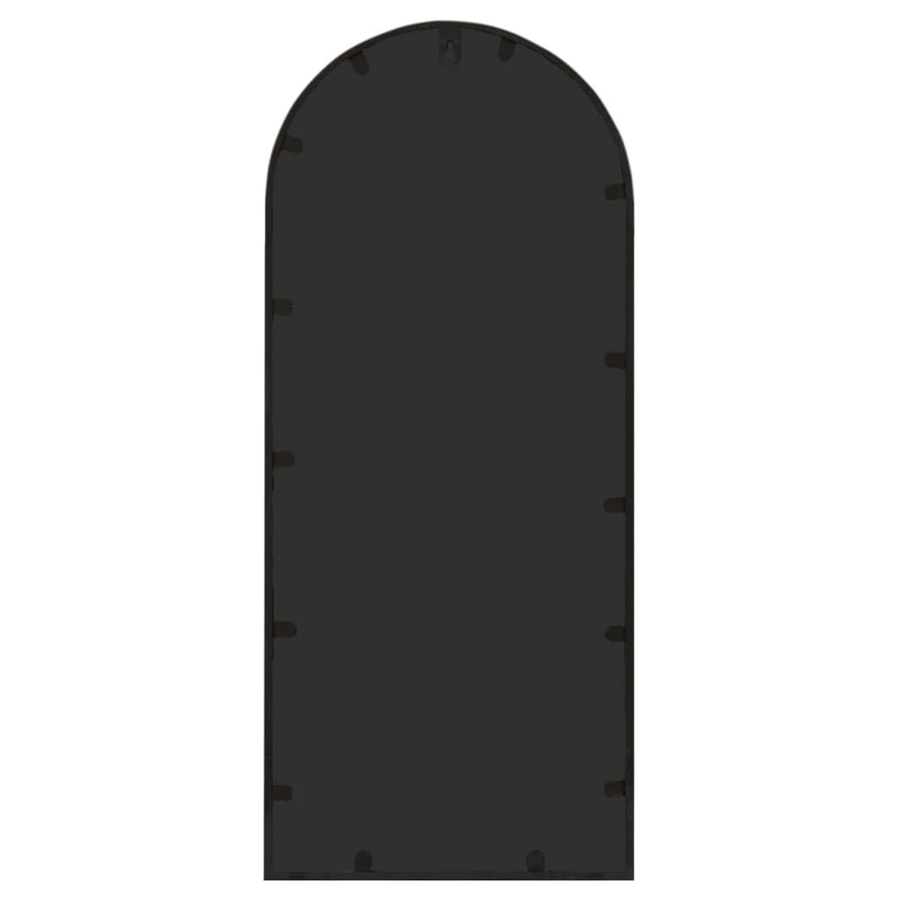 VIDAXL Miroir De Jardin Noir 100x45 Cm Fer Pour Utilisation Extérieure 6 VIDAXL Miroir De Jardin Noir 100x45 Cm Fer Pour Utilisation Extérieure – Image 4