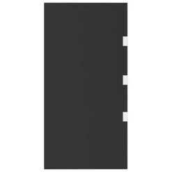 VIDAXL Panneau Latéral D'auvent De Porte Noir 50x100 Cm Verre Trempé -VIDAXL || SuperFish || Konstsmide Soldes Boutique 6494a16ab69d39.43556314