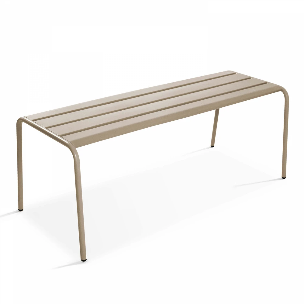 Banc De Jardin En Acier Taupe 3 Banc De Jardin En Acier Taupe