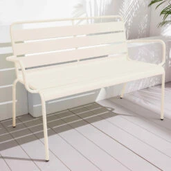 Banc De Jardin En Métal Ivoire 7 Banc De Jardin En Métal Ivoire -VIDAXL || SuperFish || Konstsmide Soldes Boutique 6494abd0831607.68563220