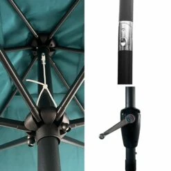 Parasol Droit Hapuna Rectangulaire 2x3m Bleu -VIDAXL || SuperFish || Konstsmide Soldes Boutique 6494abd6352772.74281653