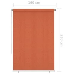 VIDAXL Store Roulant D'extérieur 160x230 Cm Orange -VIDAXL || SuperFish || Konstsmide Soldes Boutique 6494b6690220b8.63491413