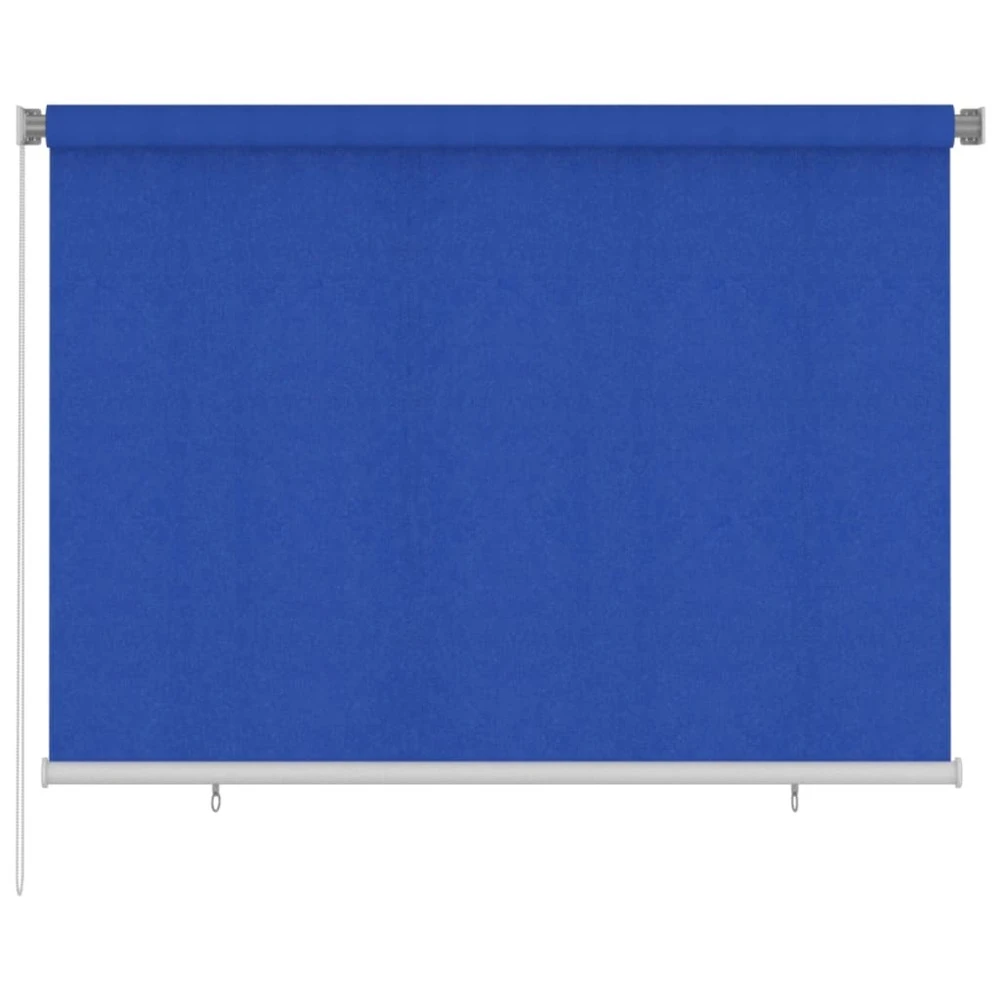 VIDAXL Store Roulant D'extérieur 200x140 Cm Bleu Pehd 3 VIDAXL Store Roulant D'extérieur 200x140 Cm Bleu Pehd