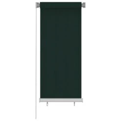 VIDAXL Store Roulant D'extérieur 60x140 Cm Vert Foncé Pehd