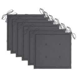 VIDAXL Chaises De Jardin Empilables Avec Coussins 6 Pcs Teck Solide -VIDAXL || SuperFish || Konstsmide Soldes Boutique 6498f838e33051.26137806