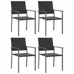 VIDAXL Ensemble à Manger De Jardin 5 Pcs Résine Tressée Acier -VIDAXL || SuperFish || Konstsmide Soldes Boutique 6499a100ee0370.19391684