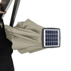 Parasol Déporté Led 3x4m Rectangle En Aluminium - Rotatif 360° - Taupe- Rome -VIDAXL || SuperFish || Konstsmide Soldes Boutique 665969a2b9effbde