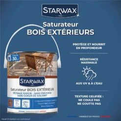 Saturateur En Phase Aqueuse Pour Bois Coloris Teck 2,5L -VIDAXL || SuperFish || Konstsmide Soldes Boutique 696644 002