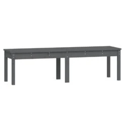VIDAXL Banc De Jardin à 2 Places Gris 159,5x44x45cm Bois Massif De Pin -VIDAXL || SuperFish || Konstsmide Soldes Boutique 6d1c1394902d1583