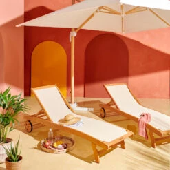 Lot De 2 Bains De Soleil En Eucalyptus écru -VIDAXL || SuperFish || Konstsmide Soldes Boutique 756e5ee7bd5fe2e7