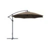 Parasol En Toile Taupe Avec Manivelle - D300 Cm -VIDAXL || SuperFish || Konstsmide Soldes Boutique 758858 002