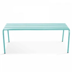 Ensemble Table De Jardin Carrée Et 4 Bancs En Métal Turquoise -VIDAXL || SuperFish || Konstsmide Soldes Boutique 75bcd95a9b5f8e44