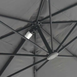 Parasol Déporté 3x3m Et 4 Dalles Lestées Aluminium Gris -VIDAXL || SuperFish || Konstsmide Soldes Boutique 77944ea74b8a4862