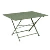 Table De Jardin Pliante Cargo En Acier Vert Cactus - 128x90 Cm