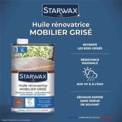 Huile Rénovatrice Teinte Teck Pour Mobilier En Bois Grisé 750 Ml -VIDAXL || SuperFish || Konstsmide Soldes Boutique 809244 005