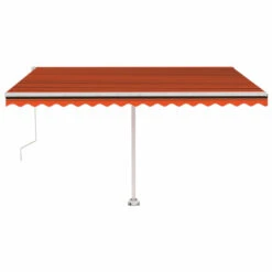 VIDAXL Auvent Automatique Sur Pied 400x300 Cm Orange/marron -VIDAXL || SuperFish || Konstsmide Soldes Boutique 8616f5beafbc24a6