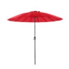 Parasol Ningbo En Toile Rouge Avec Manivelle - D220 Cm -VIDAXL || SuperFish || Konstsmide Soldes Boutique 874450 1330636