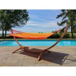 Hamac Brésilien 'Eskapade Sunny' Avec Support En Bois FSC -VIDAXL || SuperFish || Konstsmide Soldes Boutique 884240 004