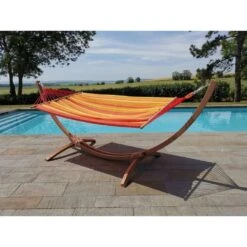 Hamac Brésilien 'Eskapade Sunny' Avec Support En Bois FSC -VIDAXL || SuperFish || Konstsmide Soldes Boutique 884240 006