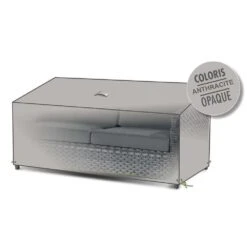 Housse Pour Canapé 2 Places En Polyester Anthracite - 145x85x70 Cm -VIDAXL || SuperFish || Konstsmide Soldes Boutique 953133 003