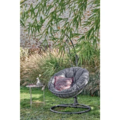 Fauteuil De Jardin Œuf CÉLESTE En Acier Gris - H.196 Cm, D.105 Cm -VIDAXL || SuperFish || Konstsmide Soldes Boutique 954149 1711816