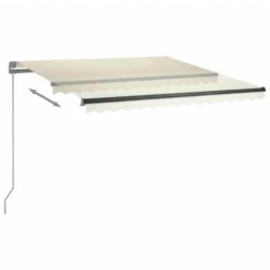 VIDAXL Auvent Automatique Sur Pied 350x250 Cm Crème -VIDAXL || SuperFish || Konstsmide Soldes Boutique 997e71a160332148