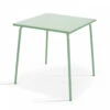 Table Carrée Bistro Acier Vert Sauge 70 Cm -VIDAXL || SuperFish || Konstsmide Soldes Boutique 9da7bbfc52b80166