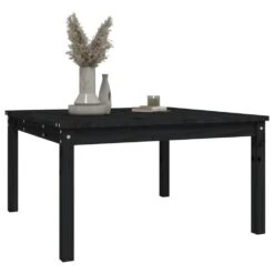 VIDAXL Table De Jardin Noir 82,5x82,5x45 Cm Bois Massif De Pin -VIDAXL || SuperFish || Konstsmide Soldes Boutique a095f1cd1f978f3e