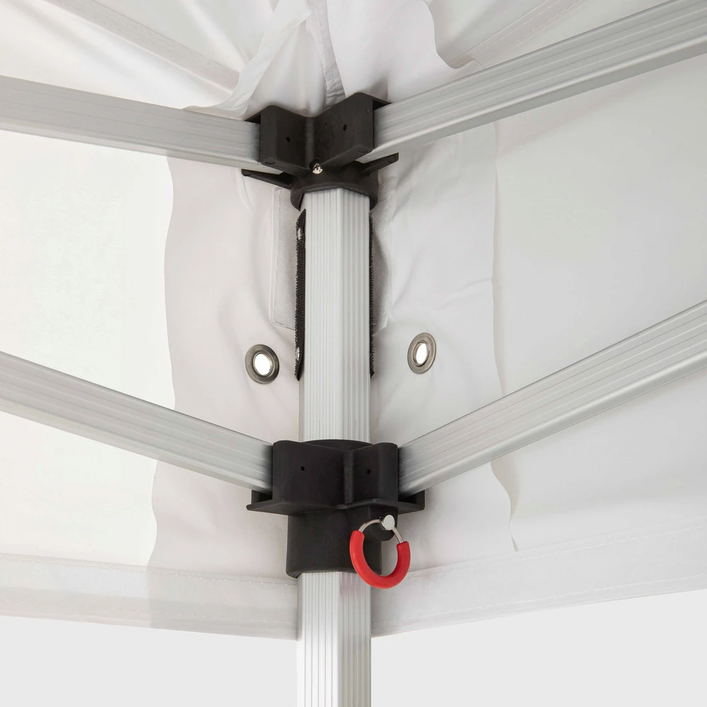 Tente Pliante 4x4m Et 4 Poids De Lestage Blanc 4 Tente Pliante 4x4m Et 4 Poids De Lestage Blanc – Image 2