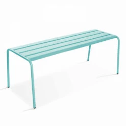 Ensemble Table De Jardin Carrée Et 4 Bancs En Métal Turquoise -VIDAXL || SuperFish || Konstsmide Soldes Boutique b15ab096d85c06e6