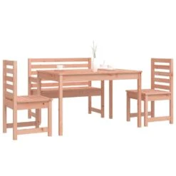 VIDAXL Ensemble à Dîner De Jardin 4 Pcs Bois Massif Douglas -VIDAXL || SuperFish || Konstsmide Soldes Boutique b4e6e48fcc8998a1