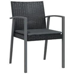 VIDAXL Chaises De Jardin Et Coussins Lot De 2 Noir 56,5x57x83 Cm Rotin -VIDAXL || SuperFish || Konstsmide Soldes Boutique b8aa750397d71bd3