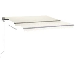 VIDAXL Auvent Manuel Rétractable Avec Led 400x350 Cm Crème -VIDAXL || SuperFish || Konstsmide Soldes Boutique b993c2559ea37d40