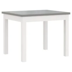 VIDAXL Ensemble De Table Et Chaises Enfants 3 Pcs Blanc Et Gris Mdf -VIDAXL || SuperFish || Konstsmide Soldes Boutique c599939bc2181727