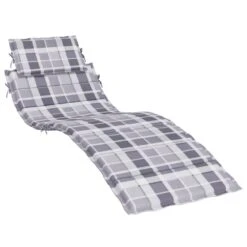VIDAXL Coussin De Chaise Longue à Carreaux Gris 186x58x3 Cm -VIDAXL || SuperFish || Konstsmide Soldes Boutique c855223ba4d3993d
