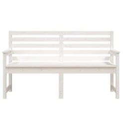 VIDAXL Banc De Jardin Blanc 159,5x48x91,5 Cm Bois Massif De Pin 12 VIDAXL Banc De Jardin Blanc 159,5x48x91,5 Cm Bois Massif De Pin -VIDAXL || SuperFish || Konstsmide Soldes Boutique ca37dd9f04a012b3