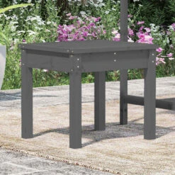 VIDAXL Banc De Jardin Gris 50x44x45 Cm Bois Massif De Pin -VIDAXL || SuperFish || Konstsmide Soldes Boutique cabcab77d4a6dcab