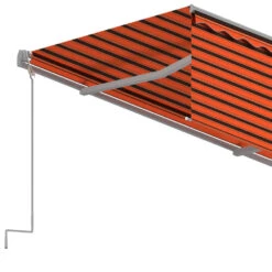 VIDAXL Auvent Manuel Rétractable Avec Store 4x3 M Orange Et Marron 13 VIDAXL Auvent Manuel Rétractable Avec Store 4x3 M Orange Et Marron -VIDAXL || SuperFish || Konstsmide Soldes Boutique d298702dda5531e4