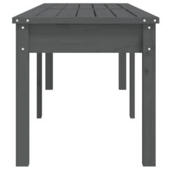 VIDAXL Banc De Jardin à 2 Places Gris 159,5x44x45cm Bois Massif De Pin -VIDAXL || SuperFish || Konstsmide Soldes Boutique d8a623e1285ded21