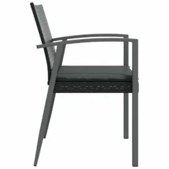 VIDAXL Chaises De Jardin Et Coussins Lot De 2 Noir 56,5x57x83 Cm Rotin -VIDAXL || SuperFish || Konstsmide Soldes Boutique d8d45d3f66b8d415