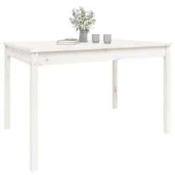 VIDAXL Table De Jardin Blanc 121x82,5x76 Cm Bois Massif De Pin 12 VIDAXL Table De Jardin Blanc 121x82,5x76 Cm Bois Massif De Pin -VIDAXL || SuperFish || Konstsmide Soldes Boutique ddd545f9a6a25291