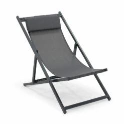 Lot De 2 Transats En Aluminium Anthracite -VIDAXL || SuperFish || Konstsmide Soldes Boutique ddf20631da3175bd