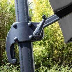 Parasol Déporté 3x3m Et 4 Dalles Lestées Aluminium Gris -VIDAXL || SuperFish || Konstsmide Soldes Boutique e6945af3dcfd1f5f