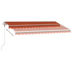 VIDAXL Auvent Automatique Sur Pied 400x300 Cm Orange/marron -VIDAXL || SuperFish || Konstsmide Soldes Boutique e7ad45437fae0957